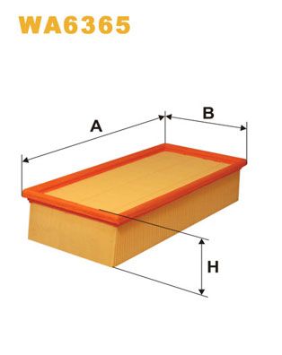 WIX FILTERS oro filtras WA6365